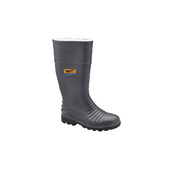 Grey Comfort Arch Steel Toe And Midsole Gum Boot