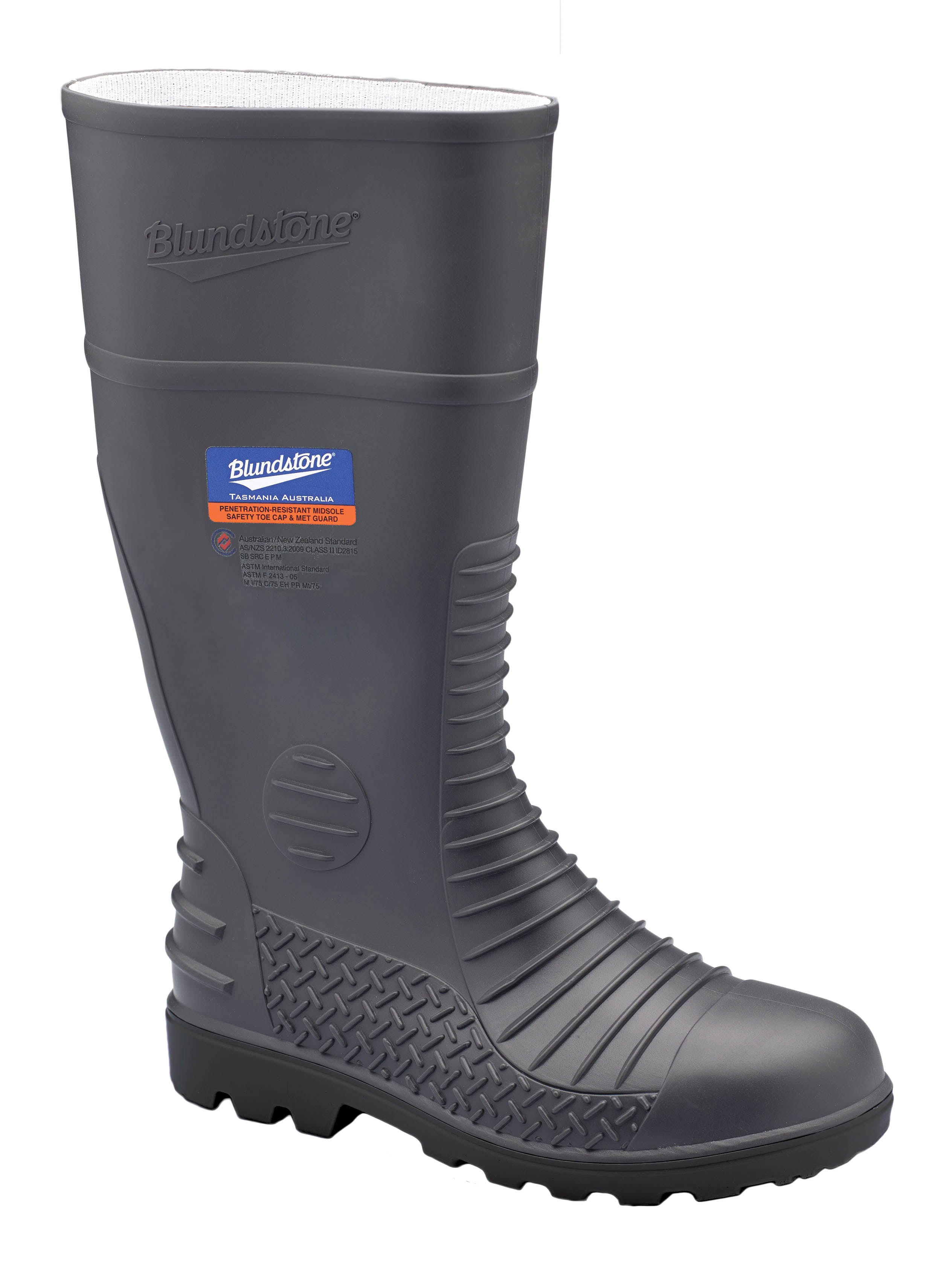Grey Comfort Arch Steel Toe And Midsole Boot