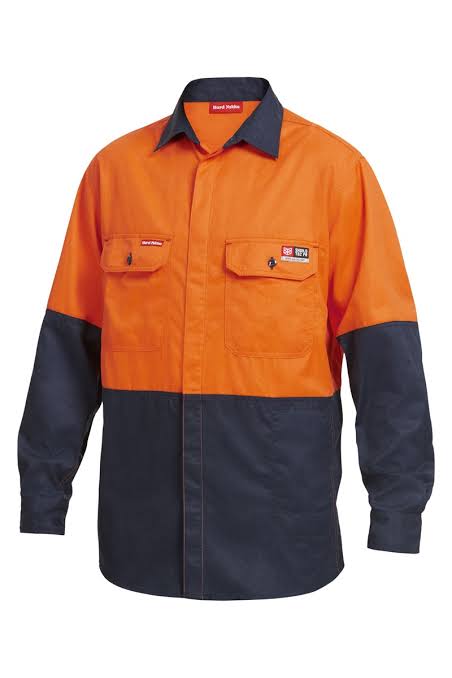 Shieldtec FR Hi-visibility Two Tone Open Front Long Sleeve Shirt