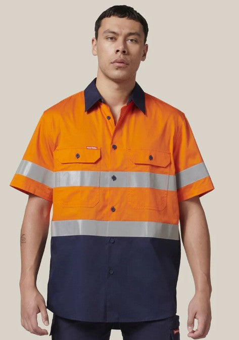 Core HV SS LW Spliced Taped Vented Drill Shirt