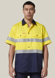 Core HV SS LW Spliced Taped Vented Drill Shirt