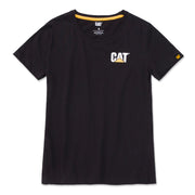 CAT Women's S/S Trademark Tee 8010011
