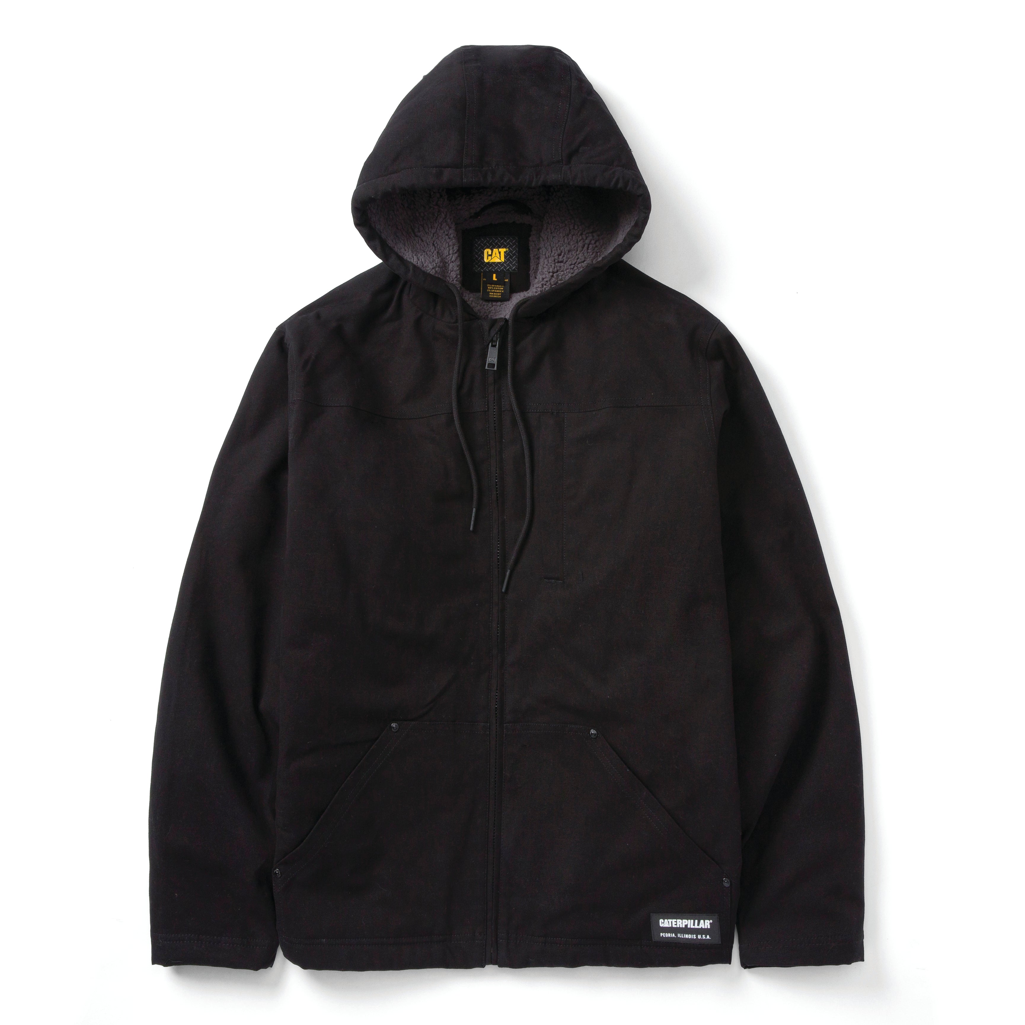 Hooded Sherpa Lined Jacket