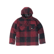 CAT Hooded Flannel Shirt Jacket
