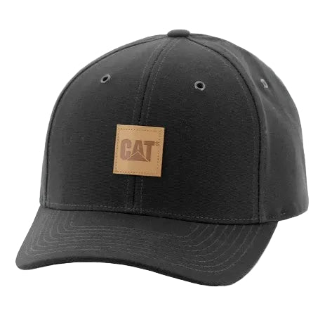 CAT Leather Patch Cap