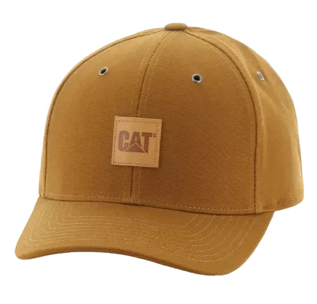 CAT Leather Patch Cap