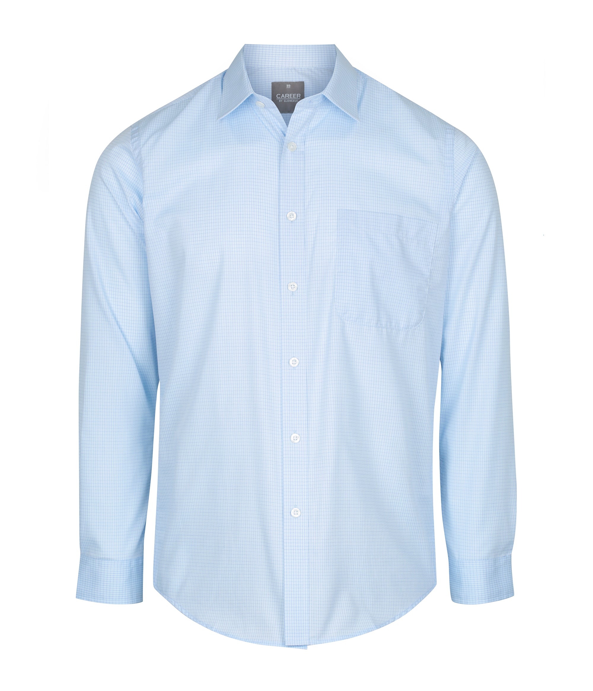 Bell 1295l Textured Mini Check Long Sleeve Shirt
