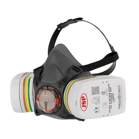 Force Typhoon 8 Half Mask Respirator Multi-Gas Retail Kit With ABEK1P2 Filters BHT0C3-0L5-NAN