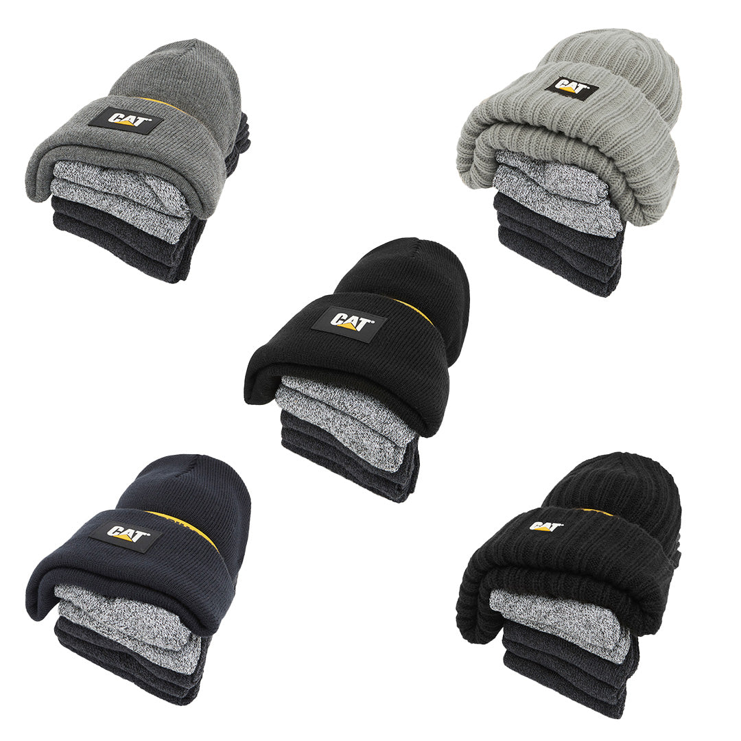Logo Knit Cap 5-Sock Bundle