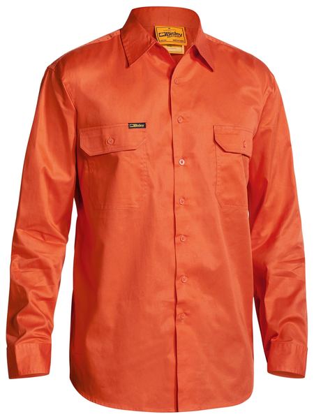 Hi Vis Cool Lightweight Drill Shirt BS6894