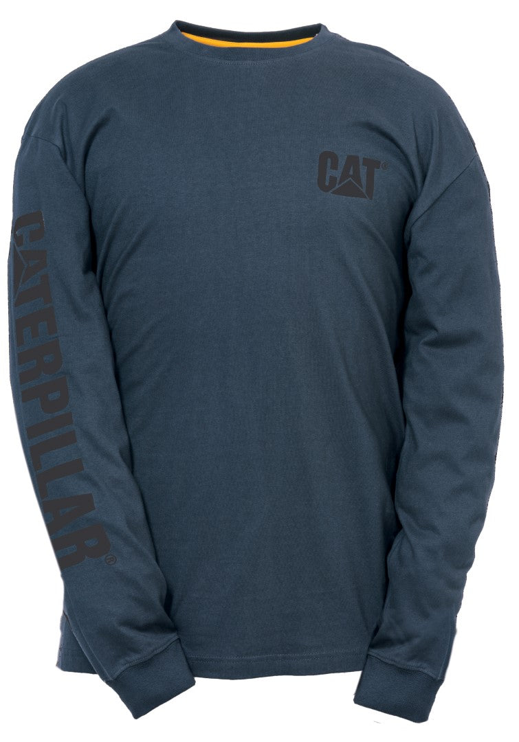 CAT Trademark Banner L/S Tee