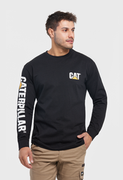 CAT Trademark Banner L/S Tee 1510034