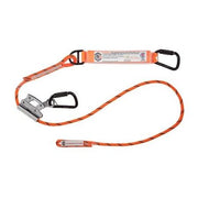 2M Shock Absorb Adj. Rope Lan 1 X Triple Action Karabiner, 1 X Rope Grab To Tri Act Kara RLA1KTRG-KT