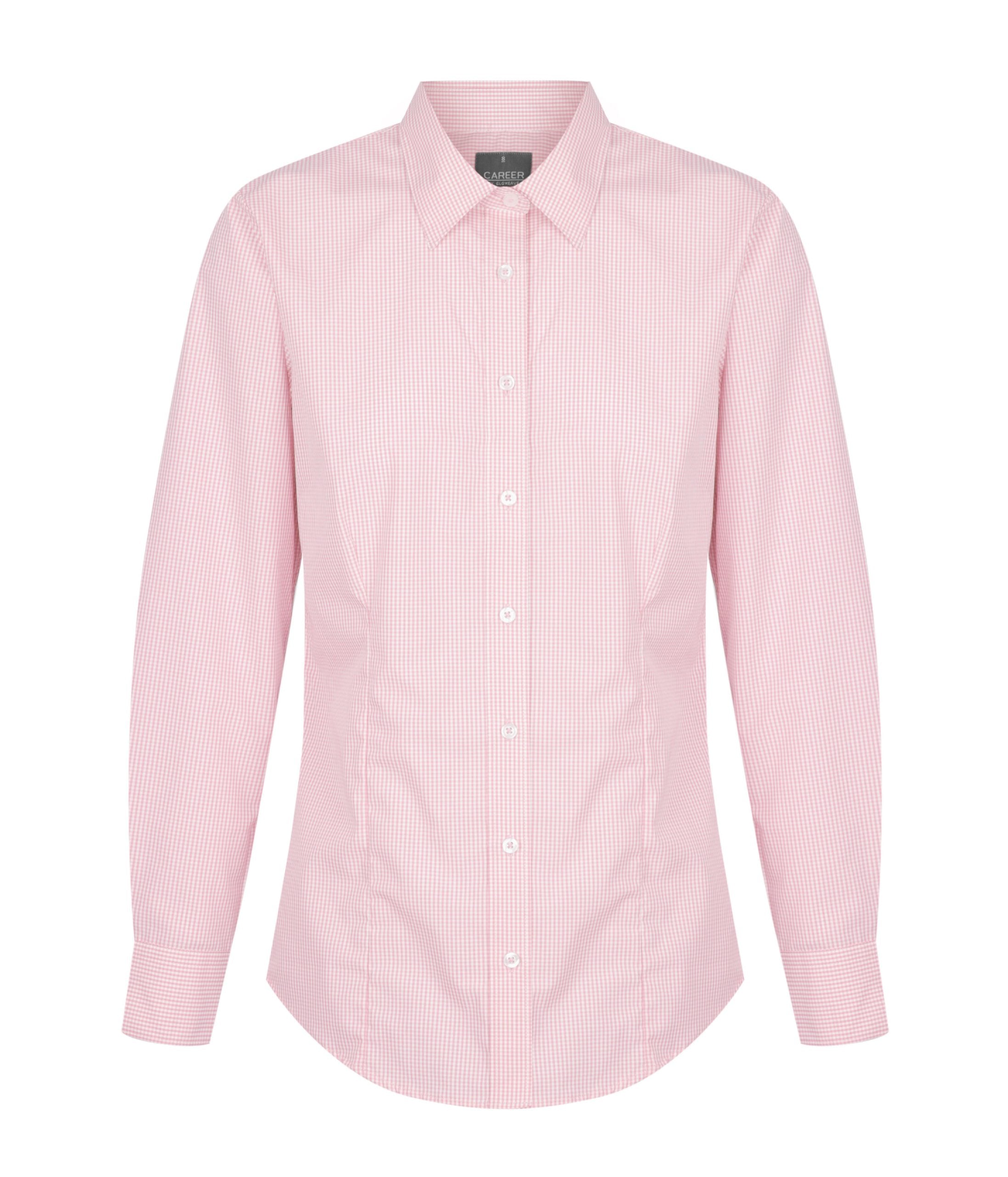 Gingham Long Sleeve Ladies Shirt