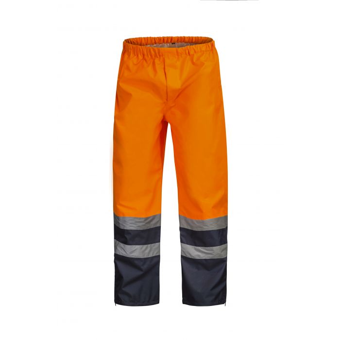 Workcraft Hi Vis Two Tone Waterproof Pant With Tape