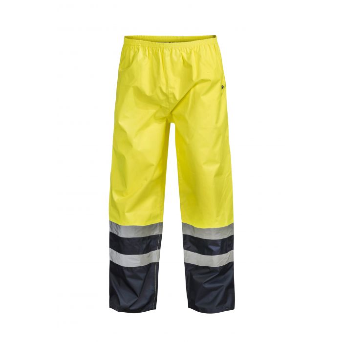 Workcraft Hi Vis Two Tone Waterproof Pant With Tape