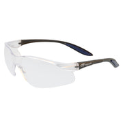 Harpoon Black Frame Clear Anti-Fog Anti-Scratch Lens Safety Glasses 261BKCLAF