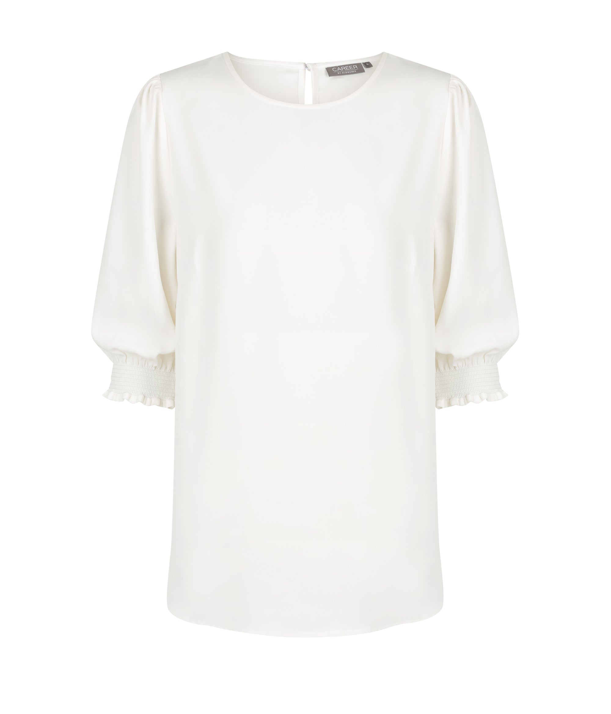 Lola 3/4 Sleeve Shirred Cuff Top