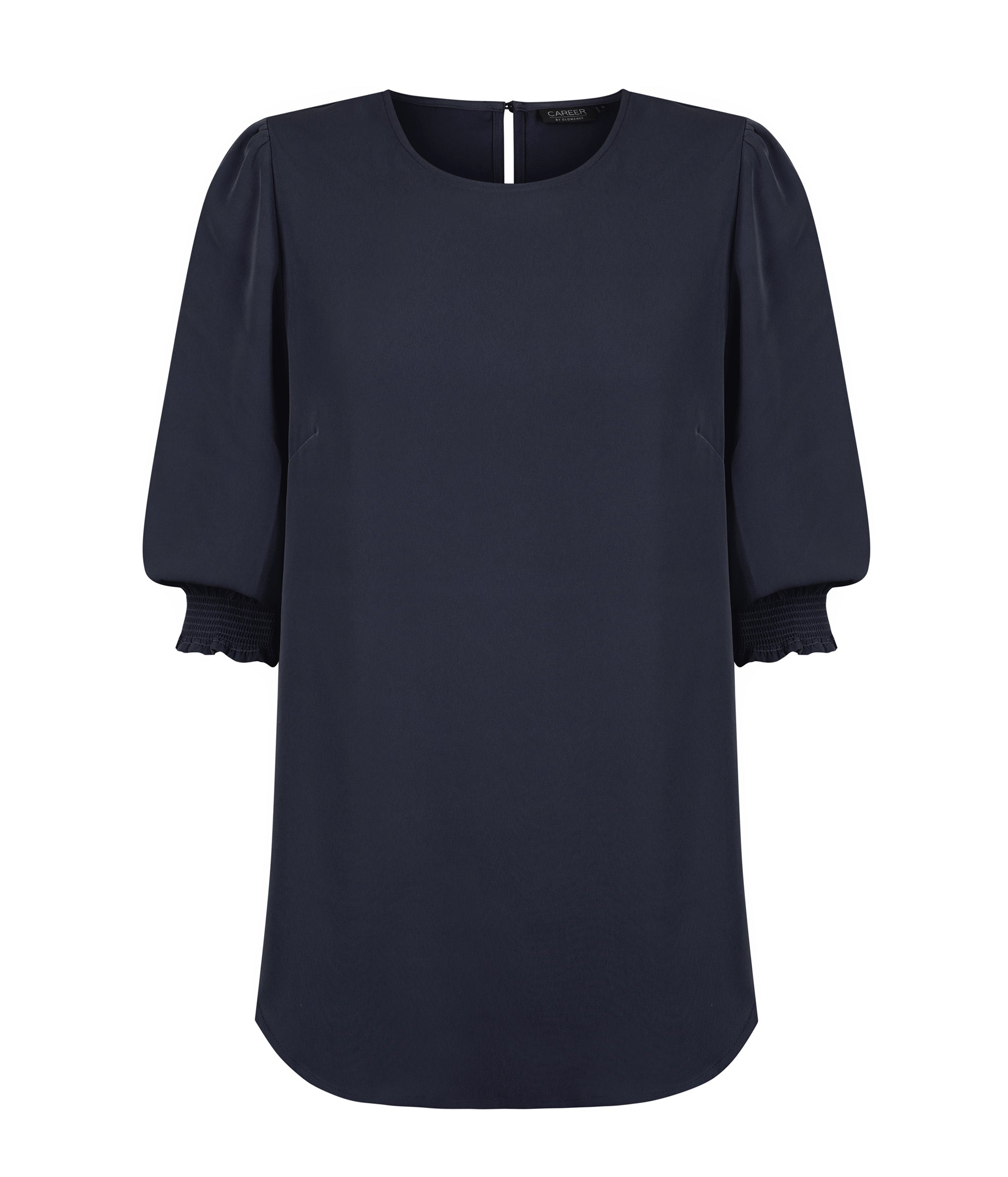 Lola 3/4 Sleeve Shirred Cuff Top