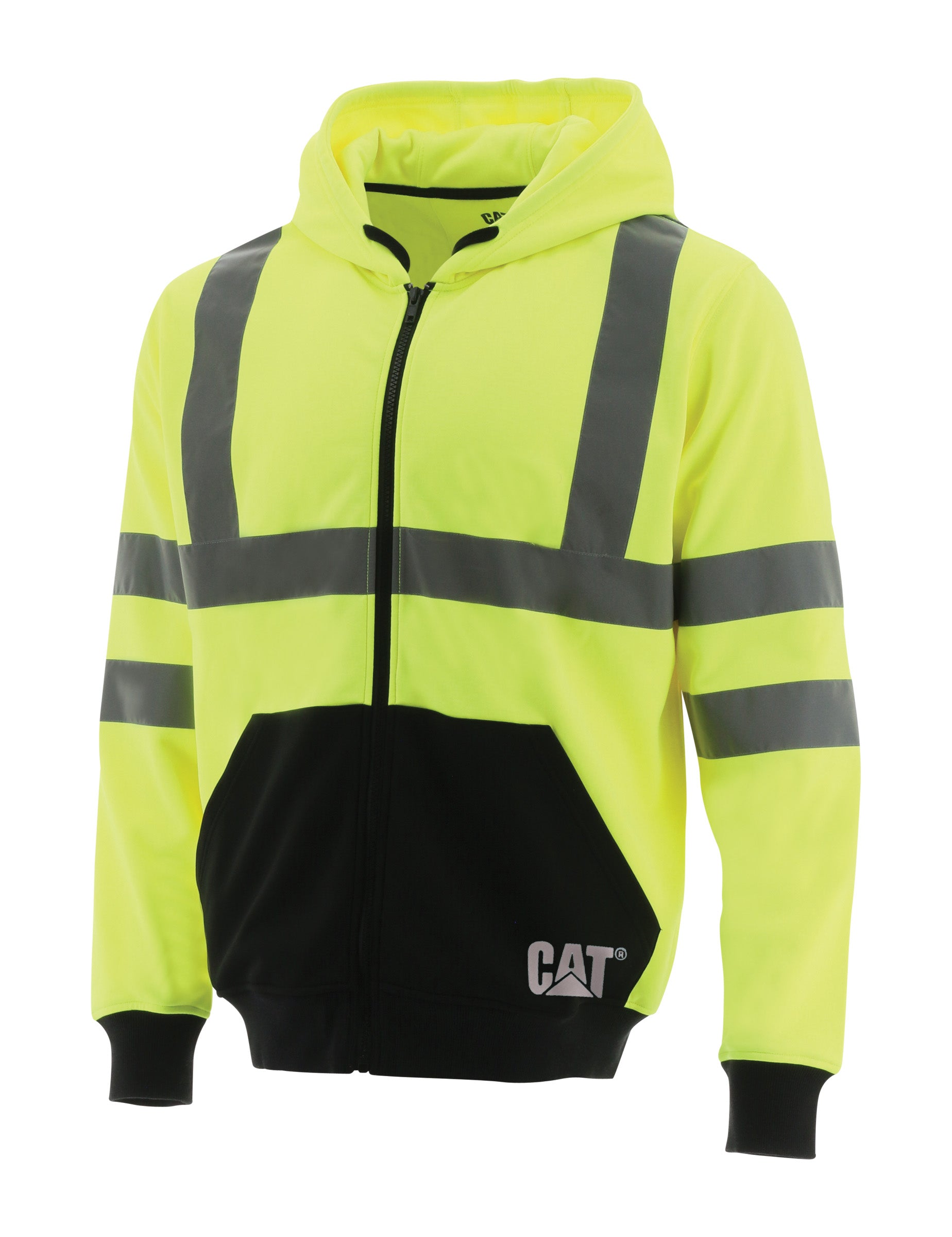CAT Hi-Vis Full Zip Hoodie