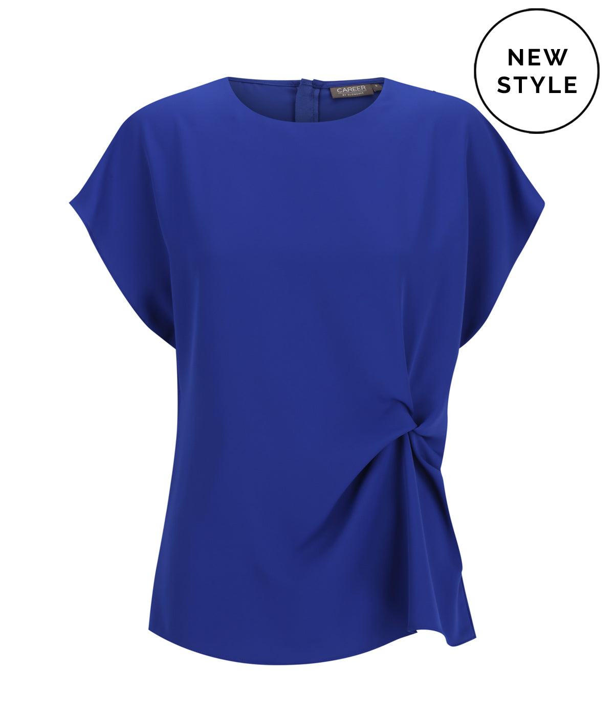 Ascot Twist Front Top Black