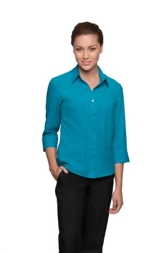 Ezylin: 3/4 Sleeve Featuring A Unique Fabric With Easy Care Properties