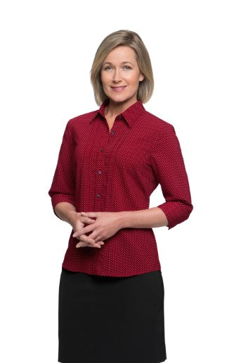 City Stretch Spot: 3/4 Sleeve Shirt