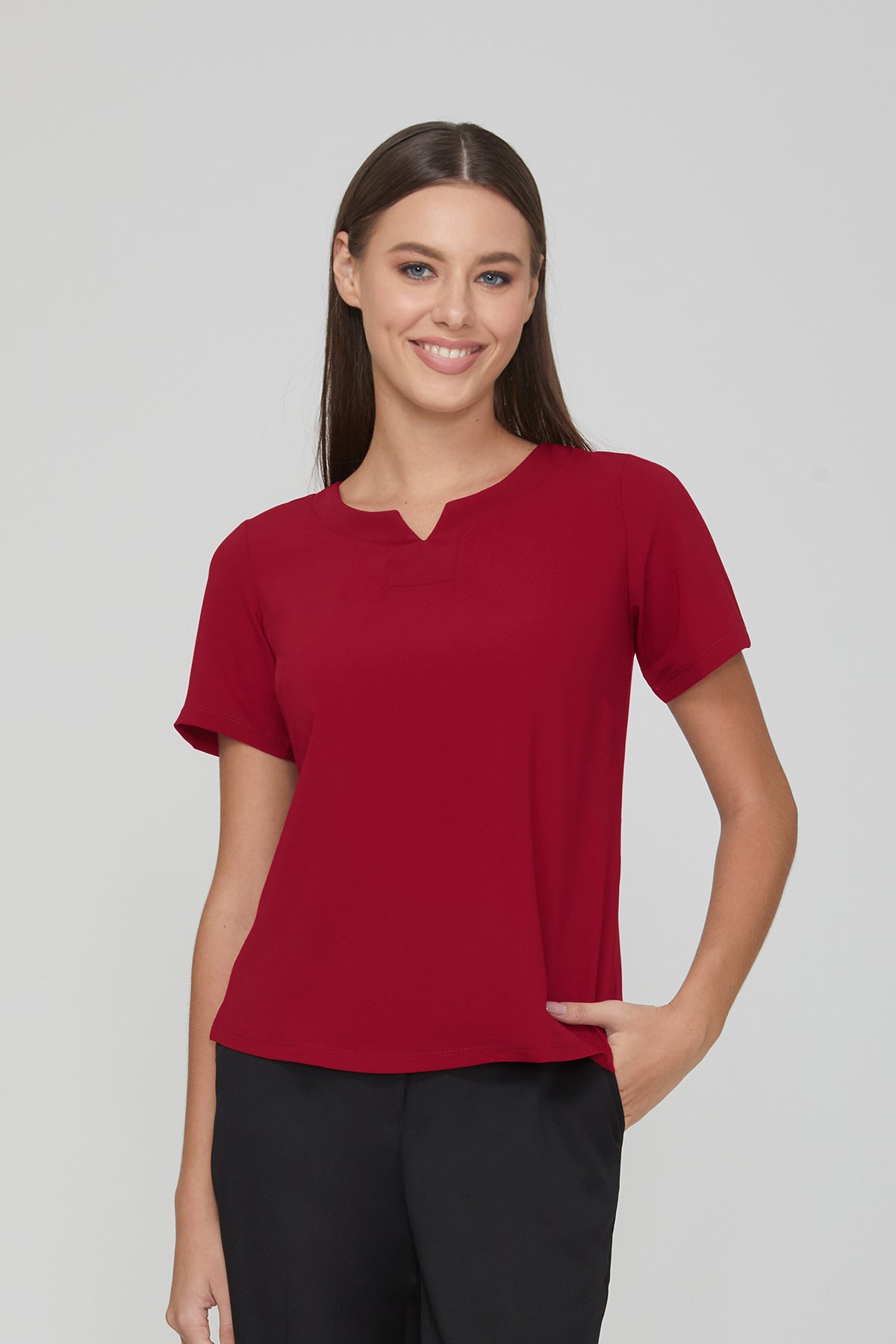 The Knit Woven Short Sleeve 2299