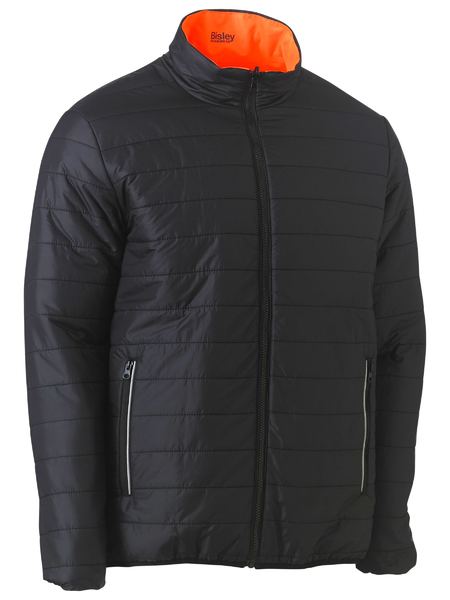 Taped Hi Vis Reversible Puffer Jacket