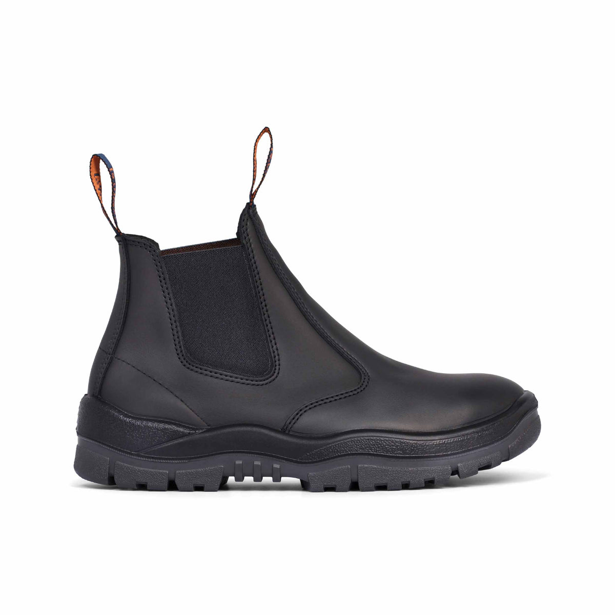 Black Kip Elastic Sided Boot 240020