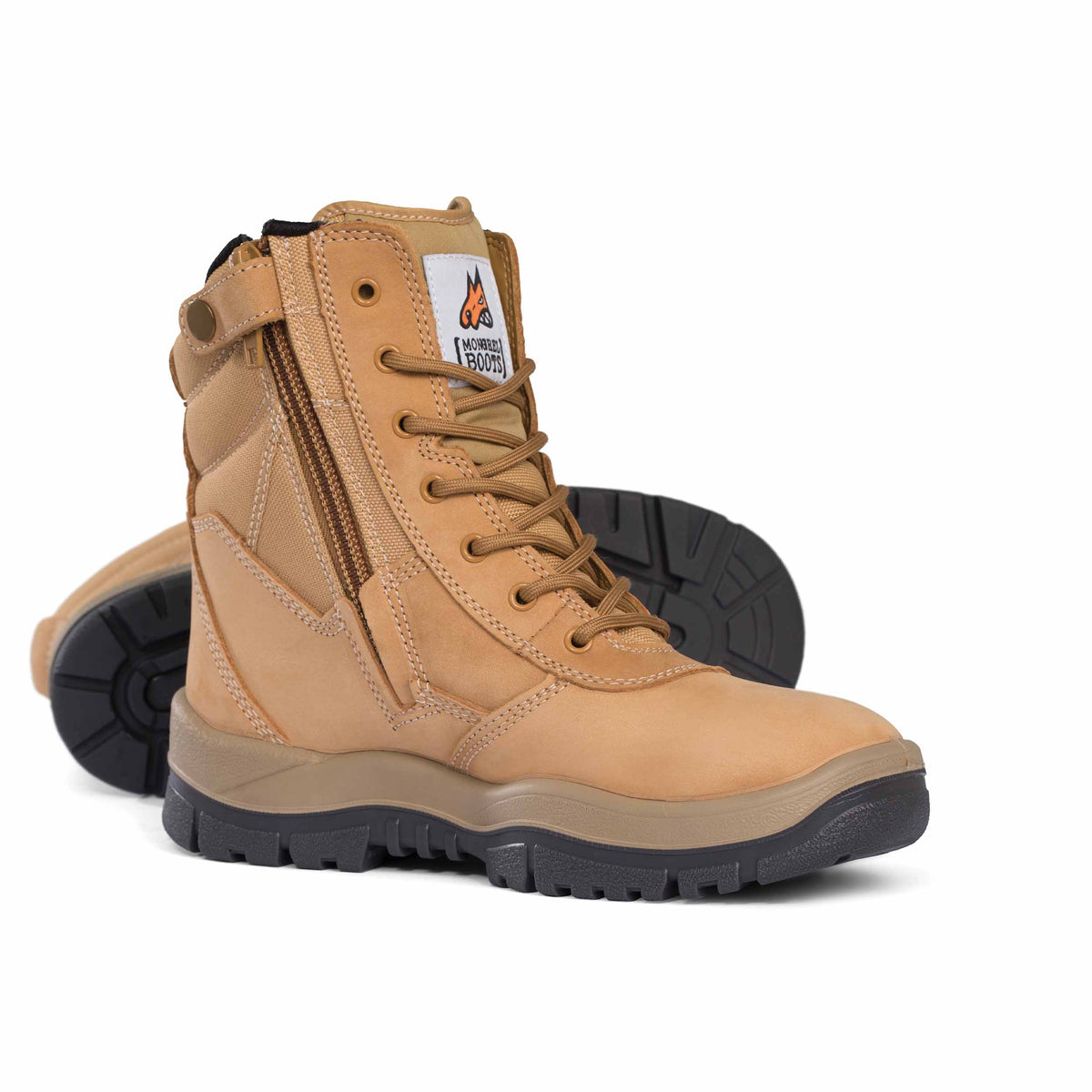 Wheat High Leg Zipsider Boot 251050