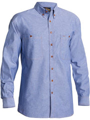 Men's Bisley L/S Chambray Shirt