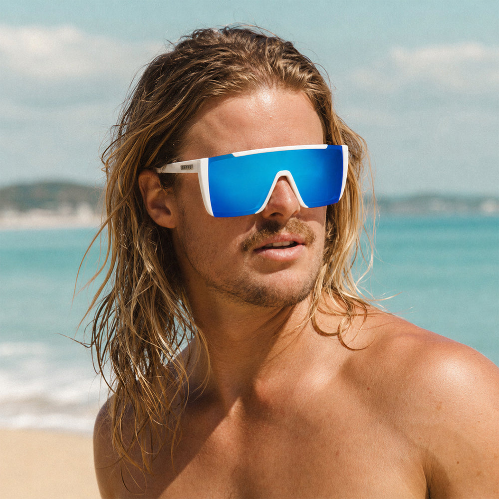 Equinox Gloss White Frame Grey Lens With Blue Iridium 27742