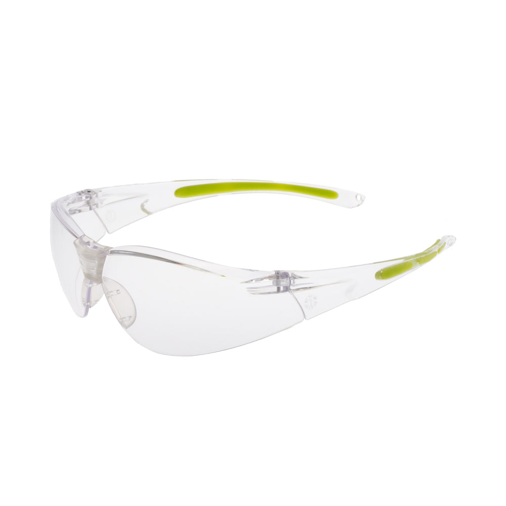 Citron Clear Frame Clear Lens Safety Glasses