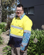 Naidoc Two Tone Hi Vis Shirt