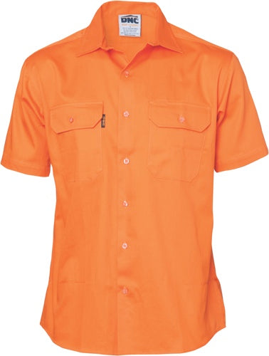 DNC Cotton Drill Work Shirt- S/S