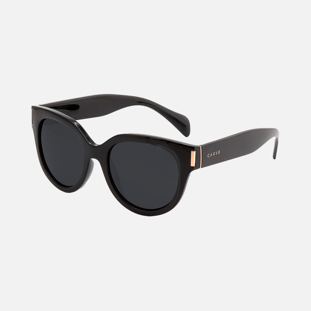 Vivian Gloss Black Smoke Polarized