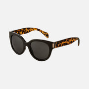 Vivian Gloss Black With Tort Temple Dk Grey Lens