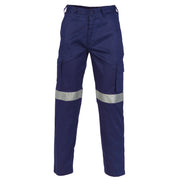 DNC Lightweight Cotton Cargo Pants With R/Tape 3326