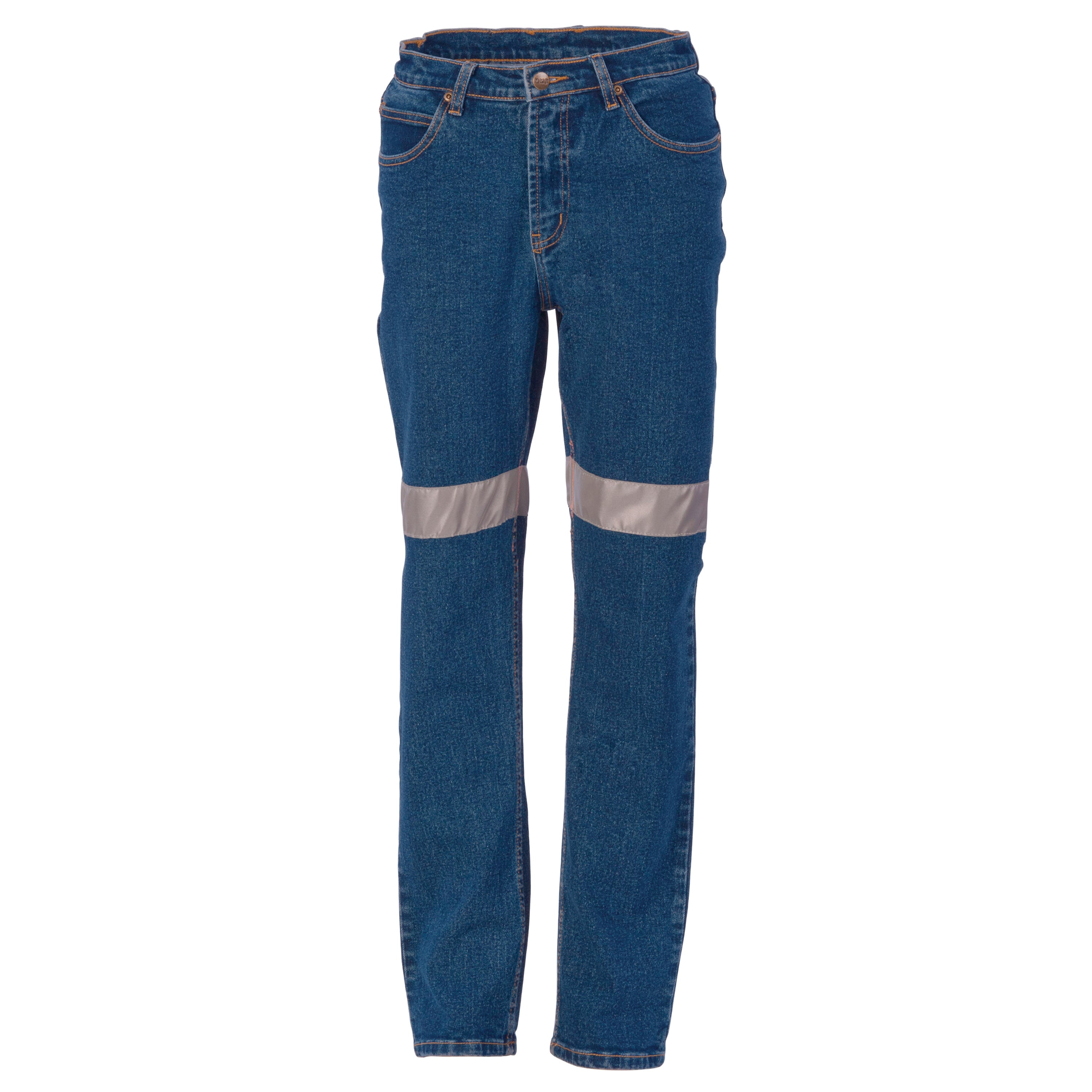Ladies Taped Denim Stretch Jeans R/Tape