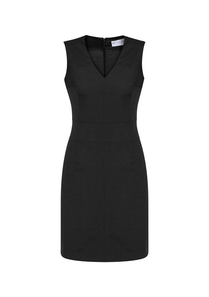 Women's Sleeveless V Neck Dress