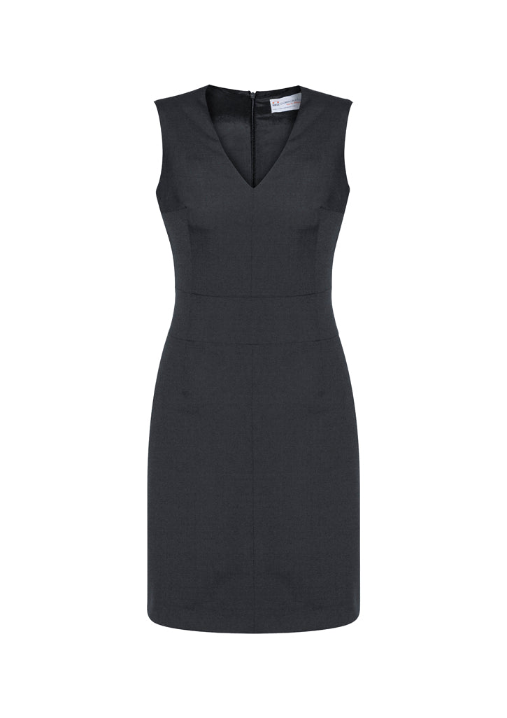 Women's Sleeveless V Neck Dress