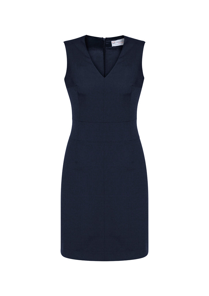 Women's Sleeveless V Neck Dress