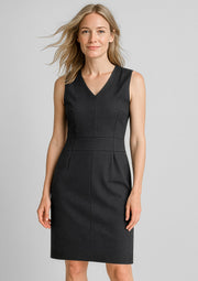 Women's Sleeveless V Neck Dress 34021