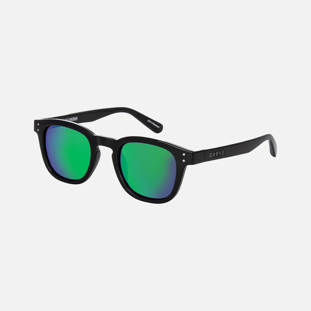 Havana Gloss Black Frame With Green Iridium Lens