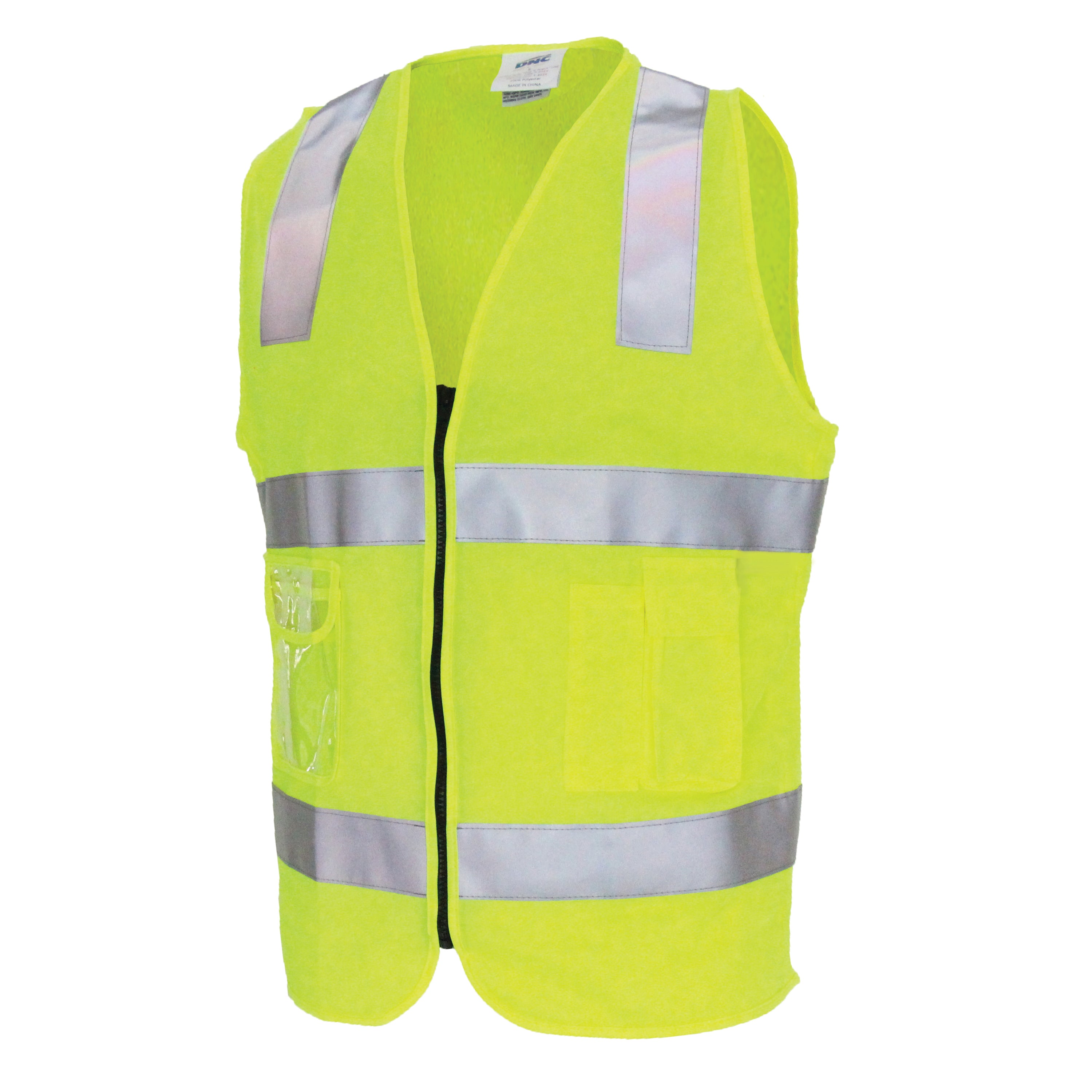 Day/night Side Panel Safety Vest With R/Tape