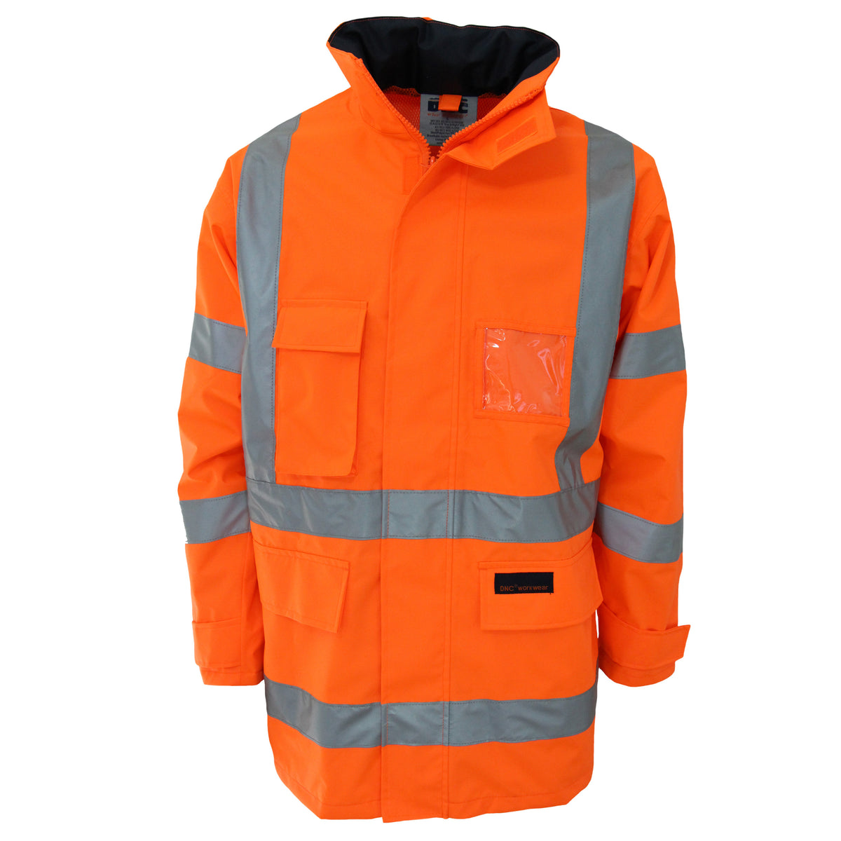 Hi Vis Breathable Rain Jacket Biomotion Tape 3571
