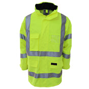 Hi Vis Breathable Rain Jacket Biomotion Tape