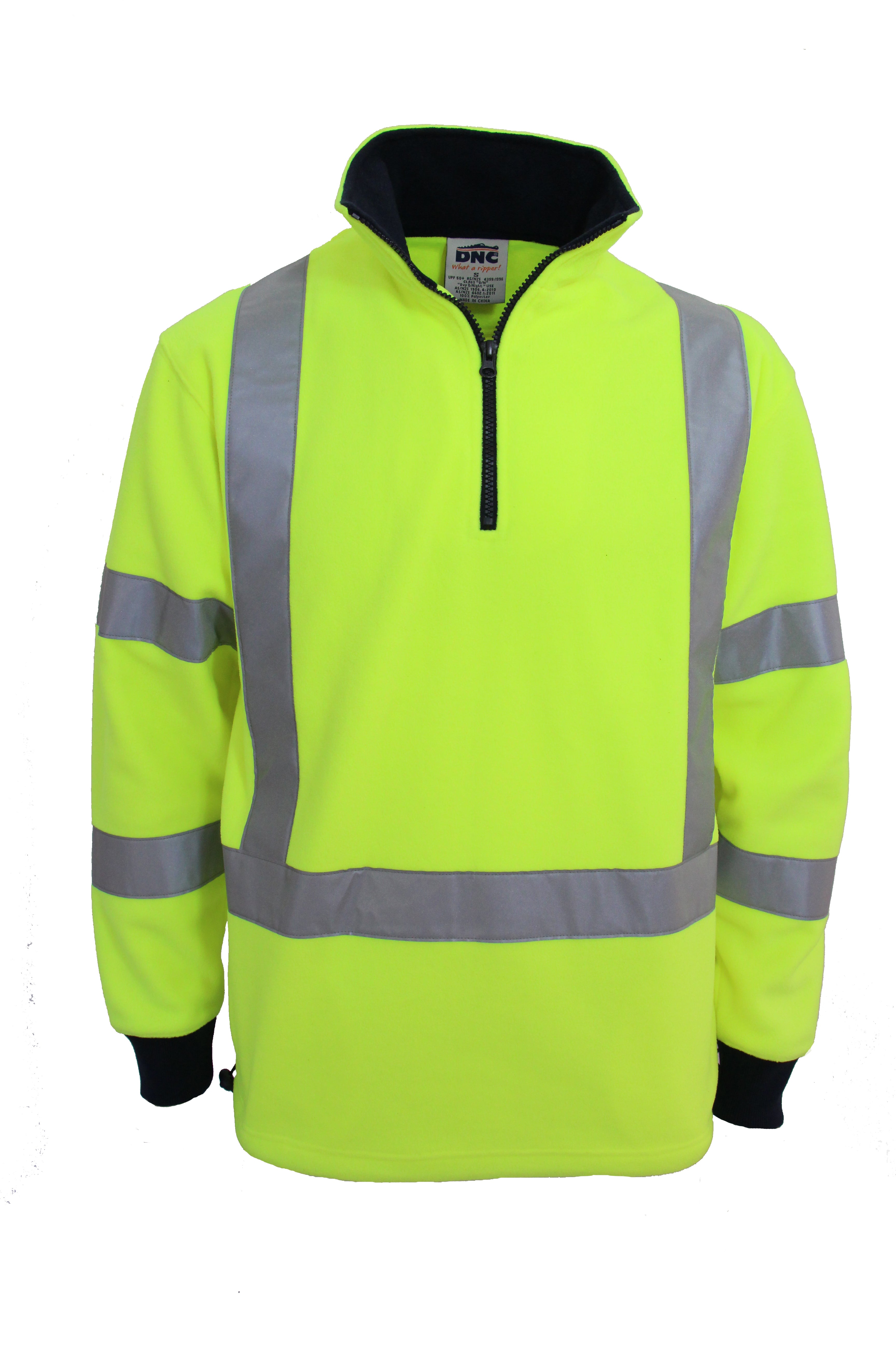 Hi Vis "X" Back & Biomotion Taped Polar Fleece