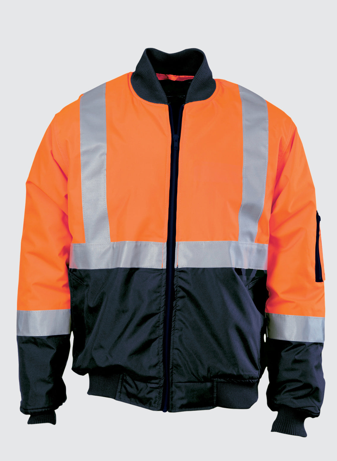 DNC Hi Vis 2 Tone Bomber Jacket With Csr R/Tape